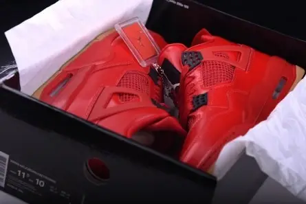 Air Jordan 4 Fire Red Gum Singles Day AV3914-600 Efficient 8047 