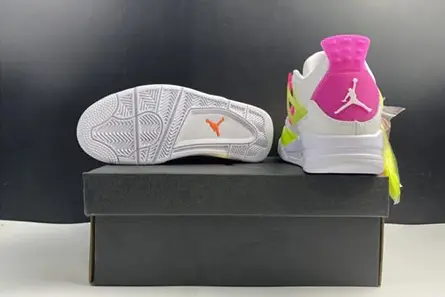 Air Jordan 4 GS “Lemon Venom” CV7808-100 Minimalist 801  EEDAA143