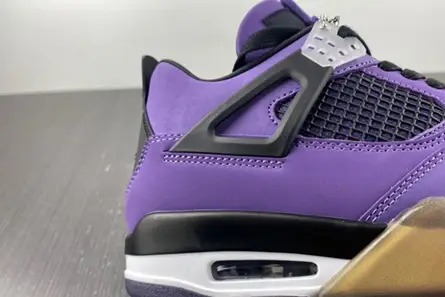 Air Jordan 4 Retro purple dynasty TRAVIS SCOTT 766302 Resilient 2022 