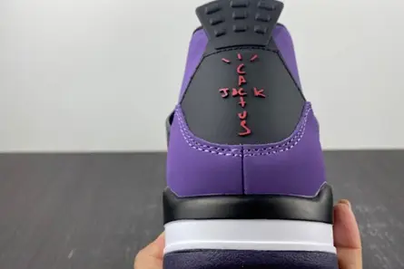 Air Jordan 4 Retro purple dynasty TRAVIS SCOTT 766302 Resilient 2022 