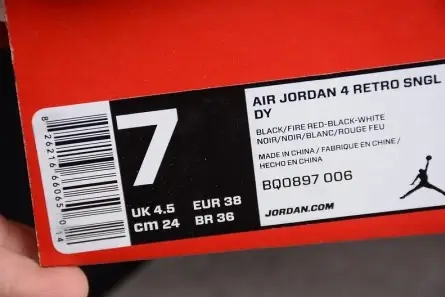 Air Jordan 4 Tattoo BQ0897-006 Unique 4025 
