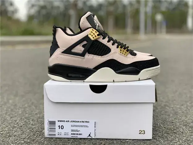 Air Jordan 4 WMNS 'Silt Red Black Phantom Volt' AQ9129-601 Minimalist 1645 
