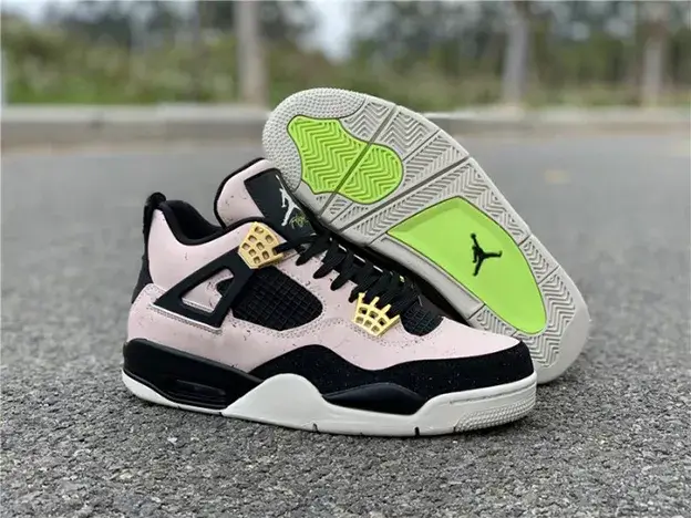Air Jordan 4 WMNS 'Silt Red Black Phantom Volt' AQ9129-601 Minimalist 1645 