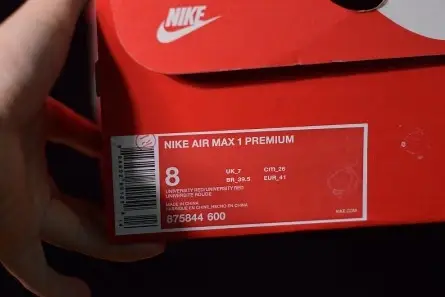Air Max 1 Tonal Red Blue 875844-600 Fashionable 6553 