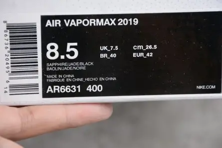 Air VaporMax 2019 'Blue' - Nike - AR6631-400 StreetReady 7789 