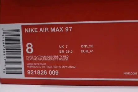 AllSeason 2511 Nike Air Max 97 Silver Bullet x Air Max 1 OG 921826-009 