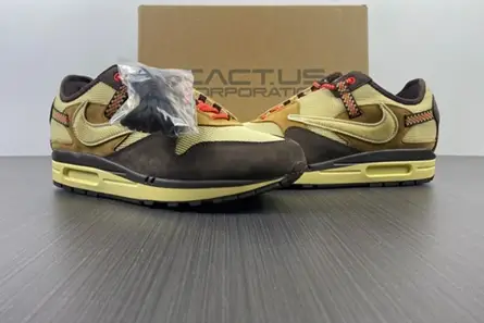 AllSeason 369 Nike Air Max 1 Travis Scott Cactus Jack Baroque Brown DO9392-200 