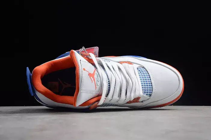 AllSeason 6606 Air Jordan 4 White Bright Crimson-Royal Blue 308497-171 