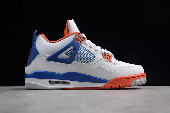 AllSeason 6606 Air Jordan 4 White Bright Crimson-Royal Blue 308497-171 