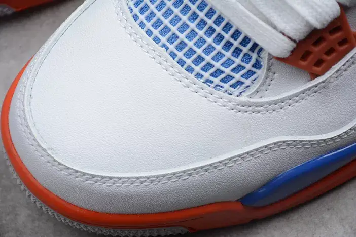 AllSeason 6606 Air Jordan 4 White Bright Crimson-Royal Blue 308497-171 
