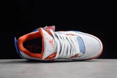 AllSeason 6606 Air Jordan 4 White Bright Crimson-Royal Blue 308497-171 