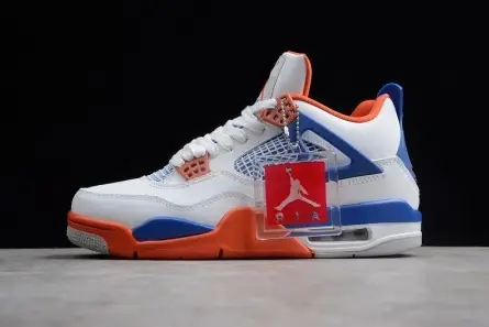 AllSeason 6606 Air Jordan 4 White Bright Crimson-Royal Blue 308497-171 