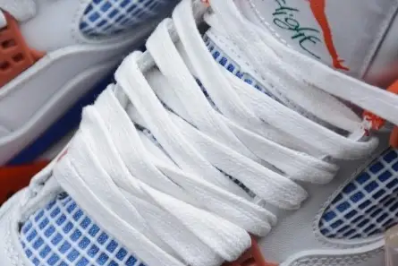 AllSeason 6606 Air Jordan 4 White Bright Crimson-Royal Blue 308497-171 