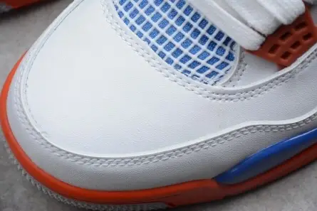 AllSeason 6606 Air Jordan 4 White Bright Crimson-Royal Blue 308497-171 