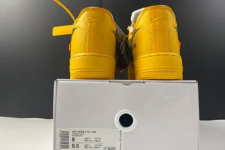 AllSeason 7810 Off-White x Nike Air Force 1 “University Gold” DD1876-700  EADFE455