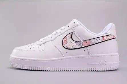 Bold 3084 Nike Air Force 1 '07 LNY QS Casual Shoes Lunar New Year White  AO9381-100  AEBB1575