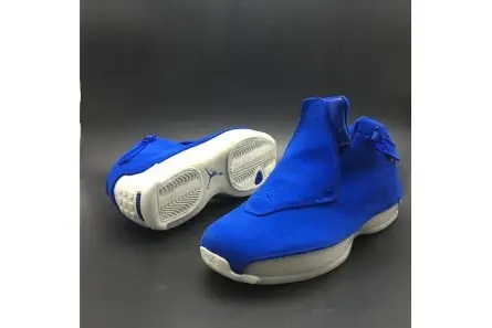 Bold 7607 Air Jordan 18 Racer Blue AA2494-401 