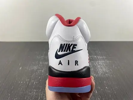Bold 9417 Jordan 5 Retro Fire Red Black Tongue  136027-120  DFF283