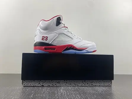 Bold 9417 Jordan 5 Retro Fire Red Black Tongue  136027-120  DFF283