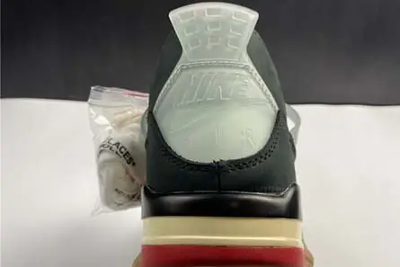 Breathable 1478 OFF-WHITE x Air Jordan 4 “Bred” CV9388-001 