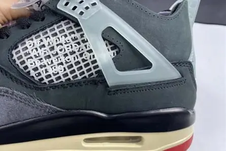 Breathable 1478 OFF-WHITE x Air Jordan 4 “Bred” CV9388-001 