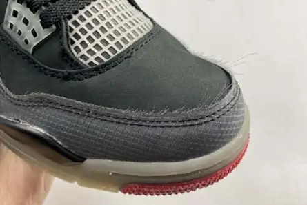 Breathable 1478 OFF-WHITE x Air Jordan 4 “Bred” CV9388-001 
