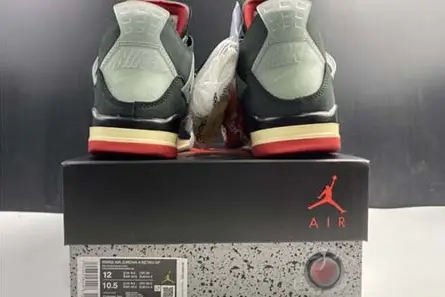 Breathable 1478 OFF-WHITE x Air Jordan 4 “Bred” CV9388-001 