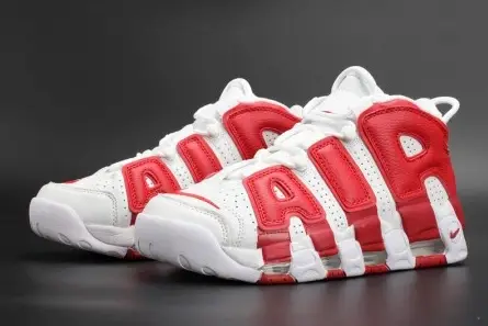 Breathable 397 Nike Air More Uptempo "Gym Red" mens 414962-100  CAF950