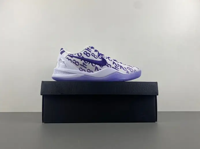 Breathable 4445 Nike Kobe 8 Protro Court Purple FQ3549-100 