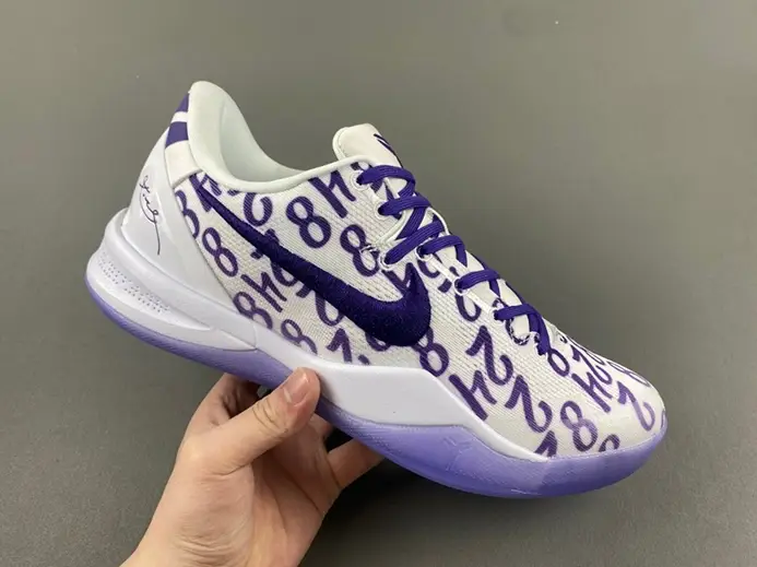 Breathable 4445 Nike Kobe 8 Protro Court Purple FQ3549-100 