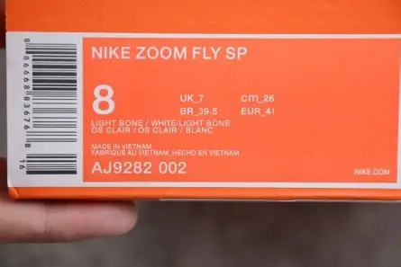 Bright 2068 Nike Zoom Fly SP Light Bone AJ9282-002 
