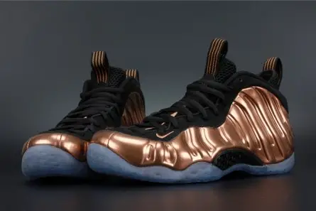 Bright 7239 Nike Air Foamposite One "Copper" Black  Metallic mens 314996-007 