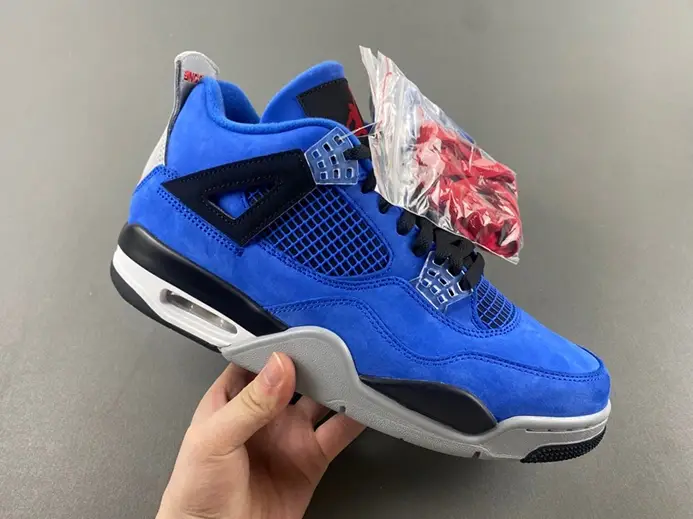 Classic 8031 Jordan 4 Retro BLUE RIBON WAR RED-BLAC-STEA 