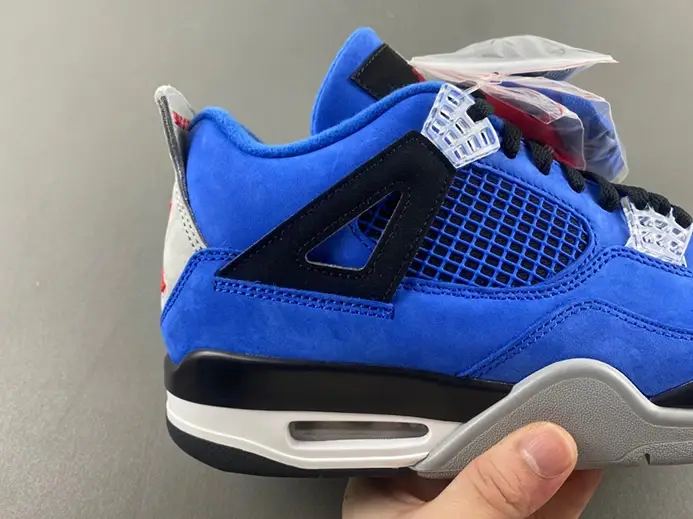 Classic 8031 Jordan 4 Retro BLUE RIBON WAR RED-BLAC-STEA 