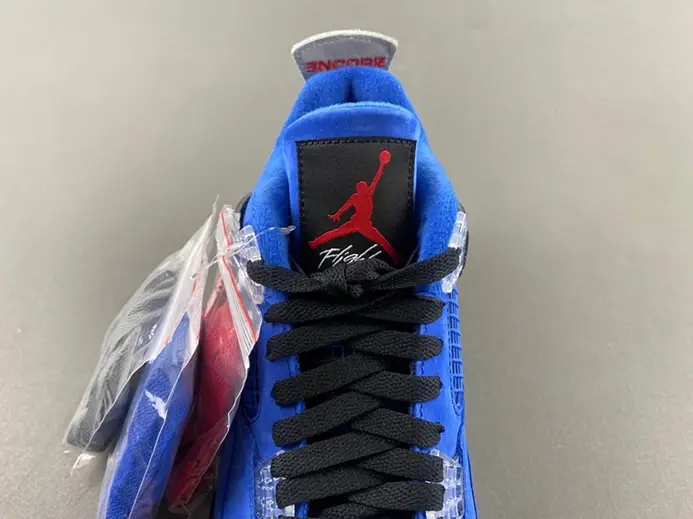 Classic 8031 Jordan 4 Retro BLUE RIBON WAR RED-BLAC-STEA 