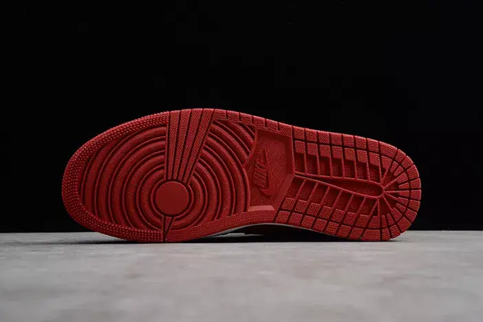 Comfortable 1545 Air Jordan 1 Mid Gym Red Black 554724-610 