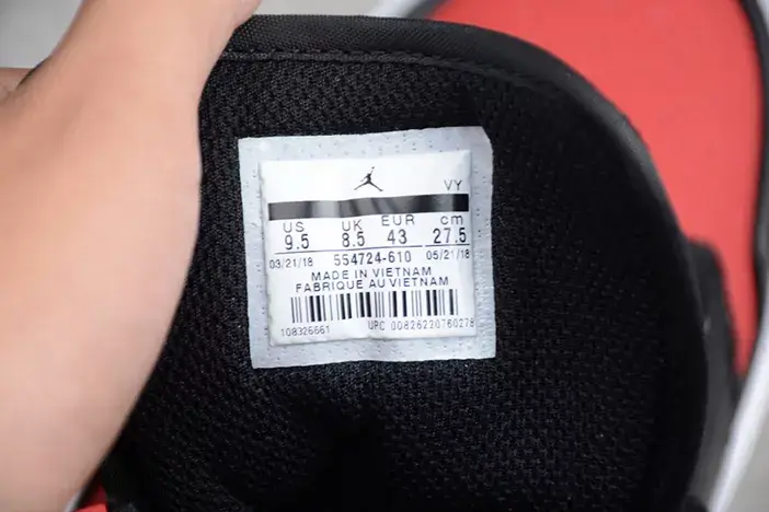 Comfortable 1545 Air Jordan 1 Mid Gym Red Black 554724-610 