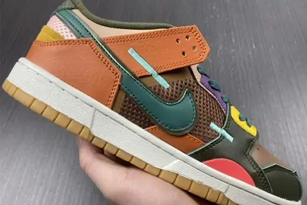 Comfortable 1712 Nike Dunk Low Scrap Archeo Brown DB0500-200 