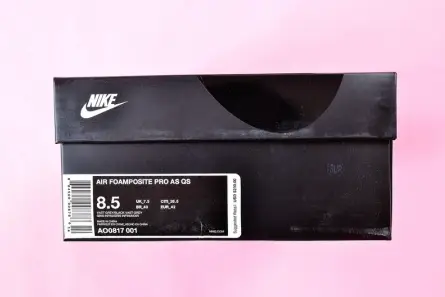 Comfortable 2386 nike AIR FOAMPOSITE PRO AS QS "ALL STAR" black  vast grey mens AO0817-001 