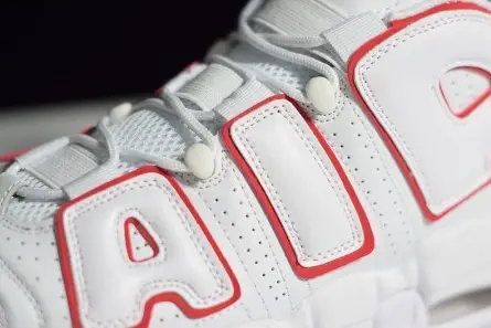 Comfortable 5439 Nike Air More Uptempo 96 White Varsity Red 921948-102 