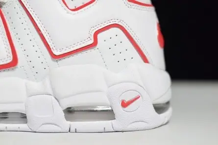Comfortable 5439 Nike Air More Uptempo 96 White Varsity Red 921948-102 
