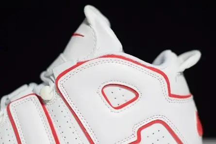 Comfortable 5439 Nike Air More Uptempo 96 White Varsity Red 921948-102 