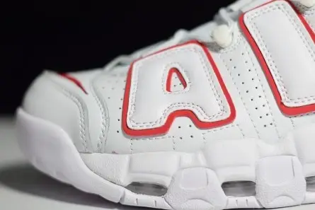 Comfortable 5439 Nike Air More Uptempo 96 White Varsity Red 921948-102 