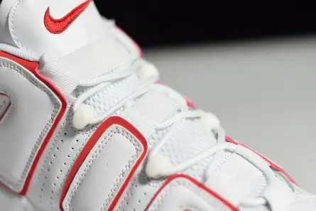 Comfortable 5439 Nike Air More Uptempo 96 White Varsity Red 921948-102 
