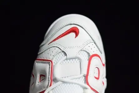 Comfortable 5439 Nike Air More Uptempo 96 White Varsity Red 921948-102 