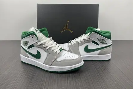 Comfortable 8594 Jordan 1 Mid SE Grey Green  DC7294-103  FBFB1373