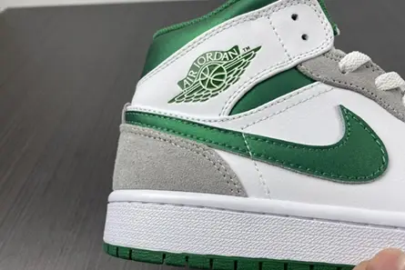 Comfortable 8594 Jordan 1 Mid SE Grey Green  DC7294-103 