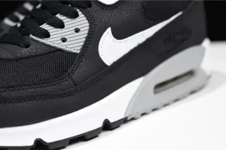 Comfortable 9173 Nike Air Max 90 Essential Black Grey White 616730-012 