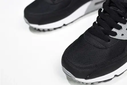 Comfortable 9173 Nike Air Max 90 Essential Black Grey White 616730-012 