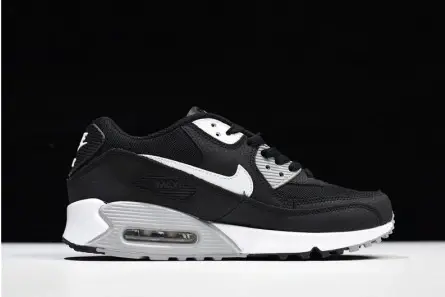 Comfortable 9173 Nike Air Max 90 Essential Black Grey White 616730-012 